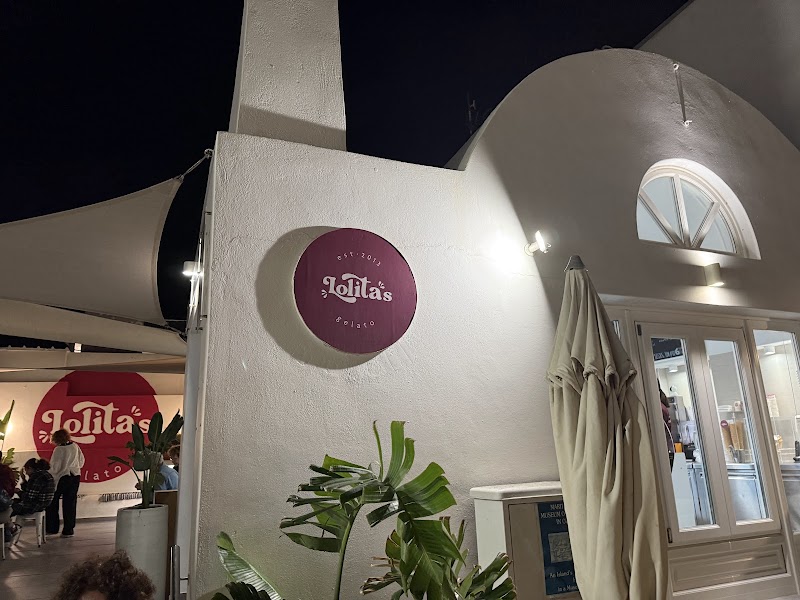 Fira Central Square Evening Stroll and Gelato at Lolita's Gelato