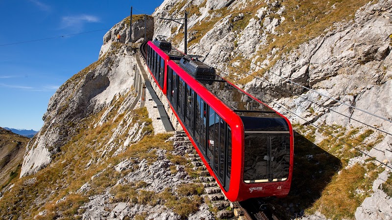 Pilatus Cogwheel Railway from Alpnachstad