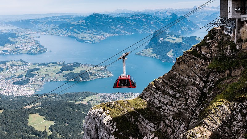 Gondola and Cable Car Descent to Kriens